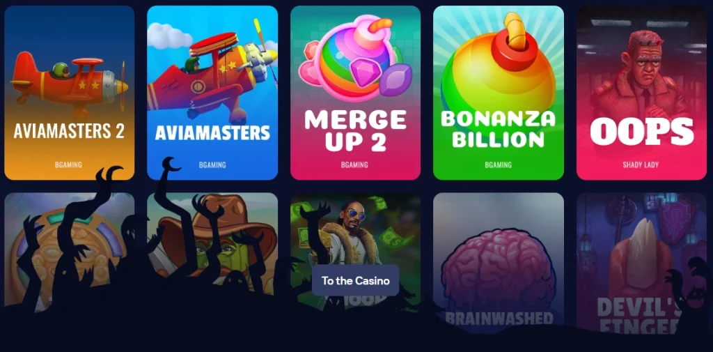 Comeon kasino affiliate landing preview